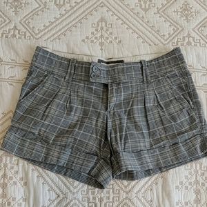 Vintage Abercrombie Gray Plaid Shorts